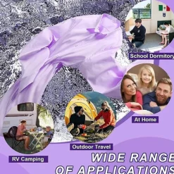 Tvättmaskiner-Bärbar Tvättmaskin, 11L 2-i-1 Vikbar Tvättmaskin och Centrifug {GKS} purple