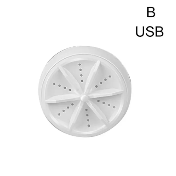LBSS Tvättmaskiner-Bärbar tvättmaskin Mini Turbo USB driven Tar bort smutstvättmaskin Tvättmaskin för resor hem Type B