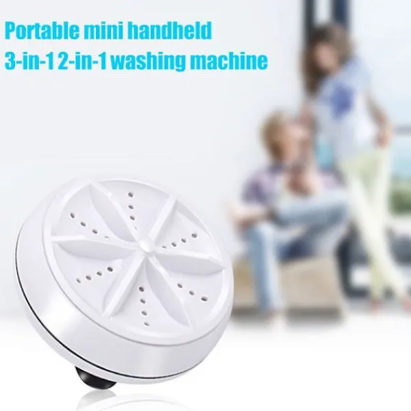 LBSS Tvättmaskiner-Bärbar tvättmaskin Mini Turbo USB driven Tar bort smutstvättmaskin Tvättmaskin för resor hem Type B