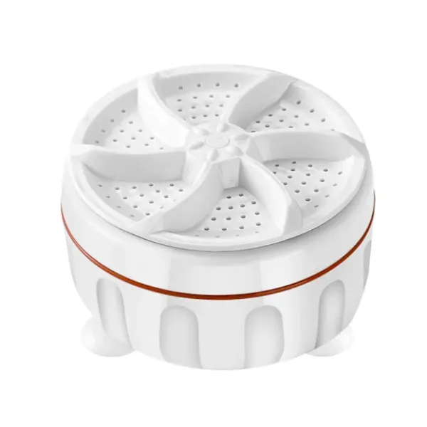 Tvättmaskiner-Bärbar tvättmaskin, mini tvättmaskin, mini diskmaskin Turbo med USB, lämplig för hemmakontor, resor, studentboende, husbil, lägenhet vit