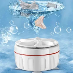 Tvättmaskiner-Bärbar Tvättmaskin, mini Tvättmaskin, mini Diskmaskiner Turbo Med Usb, Lämplig För Hemmabruk, Resor, Studentrum, Husbil, Lägenhet