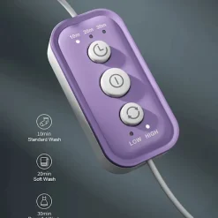 FMYSJ Tvättmaskiner-Bärbar tvättmaskin Resa Hem Mini Tvättmaskin För Strumpor Underkläder Tvätten Hushållstvättmaskin, a (FMY)