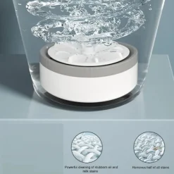 FMYSJ Tvättmaskiner-Bärbar tvättmaskin Resa Hem Mini Tvättmaskin För Strumpor Underkläder Tvätten Hushållstvättmaskin, a (FMY)