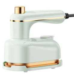 Strykjärn-Bärbart Mini Ångstrykjärn, Vikbar Handhållen Klädångare, Dubbel Torr/Våt Användning för Resor & Hem US plug