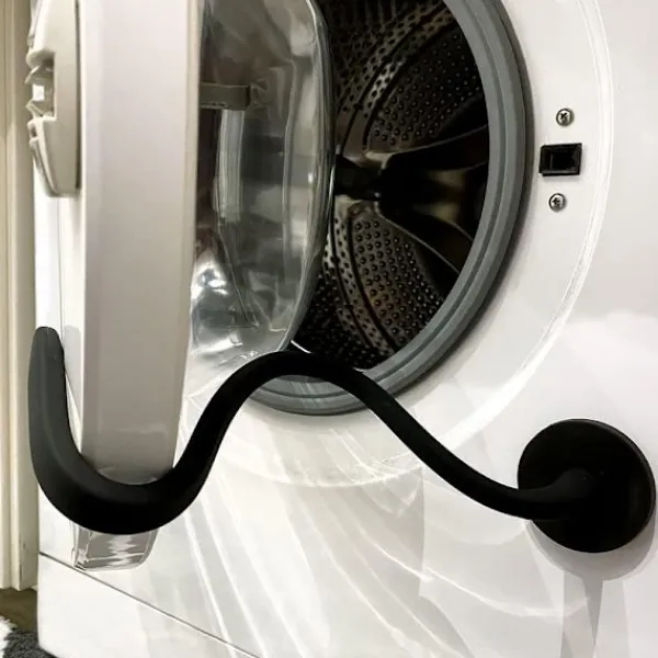 Tvättillbehör-Bricka Dörr Hållare Bricka Dörr Prop VIT