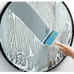 Fönsterrengöring-{CACA}2-i-1 Rengöringsborste, Ow Squeee med Svamp, Rengöringsverktyg för S, , Kakel, Bilglas (2 st)