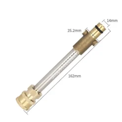 DMstore Högtryckstvättar-10cm Spjutstångsadapter för högtryckstvättpistol med 1/4 snabbkoppling för Karcher Lavor Bosch Nilfisk Interskol
