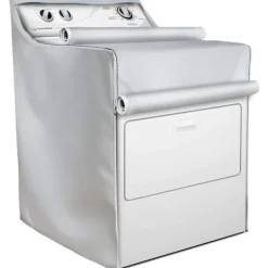 ATELA Torktumlare-Cover, cover, cover, slitstarkt tjockt tyg, design med 2 dragkedjor, lätt att använda. Passar de flesta topp- eller frontlastskrubber Dr