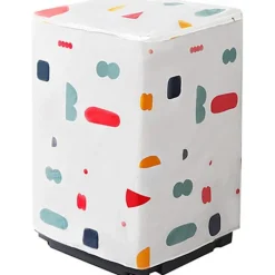 ATELA Tvättmaskiner-Cover, tvättmaskin och torktumlare damm- och vattentätt skydd, cover, tvättmaskinsskydd (topmatad)