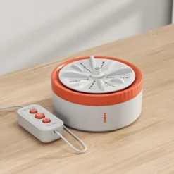 Tvättmaskiner-Cyber Monday-erbjudanden 2024: Viflosae Mini Turbo Tvättmaskin, Portabel Automatisk med Fjärrkontroll, Kompatibel med Hem/Sovsal[YJD]