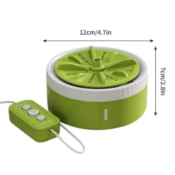 Tvättmaskiner-Cyber Monday-erbjudanden 2024: Viflosae Mini Turbo Tvättmaskin, Portabel Automatisk med Fjärrkontroll, Kompatibel med Hem/Sovsal[YJD]