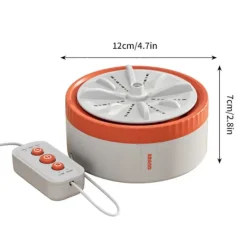 Tvättmaskiner-Cyber Monday-erbjudanden 2024: Viflosae Mini Turbo Tvättmaskin, Portabel Automatisk med Fjärrkontroll, Kompatibel med Hem/Sovsal[YJD]