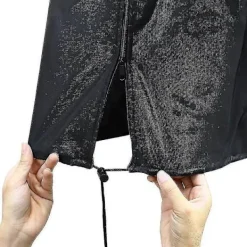 FJORD Städmaskiner-210d Svart Kraftig Vattentät Stående Uteplatsvärmare Skydd Värmeskydd (Ruipei)