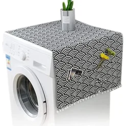 Tvättmaskiner-Dammskydd för Kylskåp 55*130cm Kylskåp Tvättmaskin Dammtätt Kylskåpsskydd Dammskydd