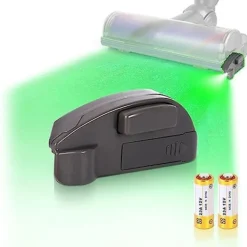 Dammsugare & Tillbehör-Dammsugarlampa LED-ljusfäste, grönt LED-ljus för dammsugartillbehör