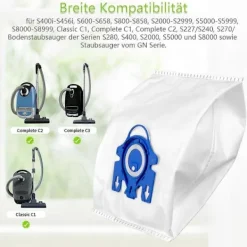 Dammsugare & Tillbehör-Dammsugarpåsar för Complete C2 Complete C3 Classic C1, S8, S5, S2 GN-serien Dammsugarfilter