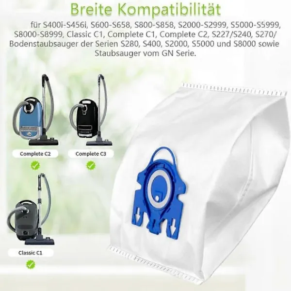 Dammsugare & Tillbehör-Dammsugarpåsar för Complete C2 Complete C3 Classic C1, S8, S5, S2 GN-serien Dammsugarfilter