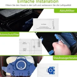 Dammsugare & Tillbehör-Dammsugarpåsar för Complete C2 Complete C3 Classic C1, S8, S5, S2 GN-serien Dammsugarfilter