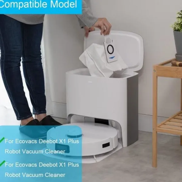 Dammsugare & Tillbehör-Dammsugarpåsar för Ecovacs Deebot T10 (lämpliga reservdelar)