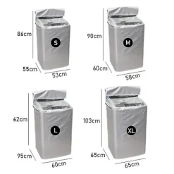 Tvättmaskiner-Dammtättskydd Vattentätt Fodral Tvättmaskin Skyddande