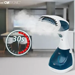 CLATRONIC Ångtvättar-Dampnåttrare DB 3717 vit, blå 1100 W Vit blå