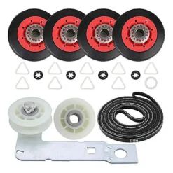 DAO Torktumlare-Db 4392067 Torktumlare Reparationssats &w10837240 Torktumlare Löphjul,279640 Löphjul Remskiva Kompatibel Whirlpool,ersätter 4