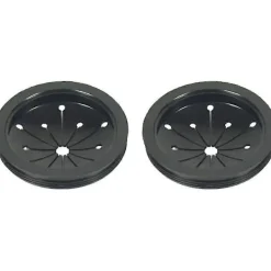 DAO Soptunnor-DB Set med 2 Stänkskydd Avfallskvarnar Disipator av Tillbehör för Svart Avfall