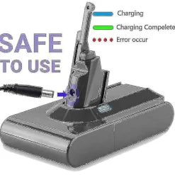 DAO Dammsugare & Tillbehör-Db V8 6000mah Ersättningsbatteri Dyson V8 Sv10 Li-ion Batteri För Dyson V8 Absolute Fluffy Animal Sv10 Sladdlös Handhållen Dammsugare Med Pack