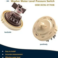 Tvättmaskiner-DC96-01703B Tvättutrustning Vattennivå Trycksensorbrytare WF461ABW, WF501ANW, WF511ABR, WF511ABW