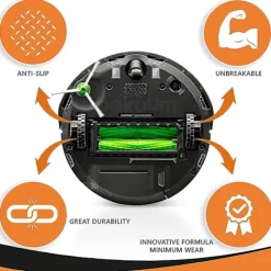 Dammsugare & Tillbehör-Däckhjul för Irobot Roomba 500, 600, 700, 800 och 900-serien (2-pack) Tillverkade i Spanien Halksäkra