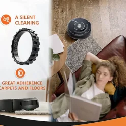 Dammsugare & Tillbehör-Däckhjul för Irobot Roomba 500, 600, 700, 800 och 900-serien (2-pack) Tillverkade i Spanien Halksäkra