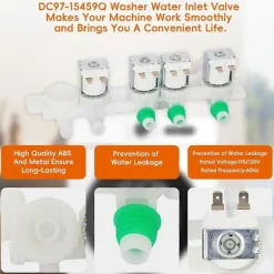 Tvättmaskiner-DC97-15459Q Vatteninloppsventil för tvättmaskin från Samsung