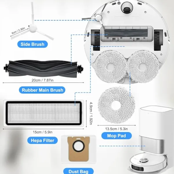 Dammsugare & Tillbehör-13-Delar - Tillbehörskit för Dreame L10s / L10 Ultra
