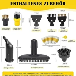 Dammsugare & Tillbehör-10-delars tillbehörsset för Kärcher ångtvättar SC1, SC2, SC3, SC4 och SC5 Som Visas As Shown