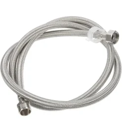 Tvättmaskiner-Diskmaskinsslang Förlängning Rostfritt Stål Flätad Tvättmaskinsslang Trädgårdssprinklersystem 1/2 Tums Gänga Anti-Explosion 1Set 151X2.4X2.2CM | Fyndiq