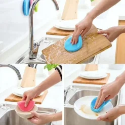 Otego Svampar & Dukar-Disksvamp i silikon - Magnic Silicone Dish Sponge Washing