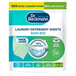 Dr Beckmann Tvättillbehör-Tvättmedel Ark Oparfymerad Intensiv Fräsch 25-pack One Size