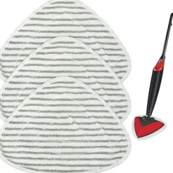 Ångtvättar-/EA/ Mikrofiber Ångmopp Ersättningsdynor Kompatibla med Vileda Steam & Vileda Steam Plus, Maskintvättbara