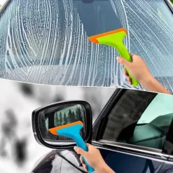 Fönsterrengöring-/EA/ Silikonskrapa Duschskrapa Bilskrapa Silikon Fönsterskrapor Liten Storlek för Bilfönster Glasrengöring 3 Stycken