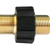 Högtryckstvättar-/EA/ Snabbkoppling för slang, M22 x 1.5 Dubbel Hankontakt för högtryckstvätt Kompatibel med Kärcher HD & HDs högtryckstvätt (14 mm diameter)