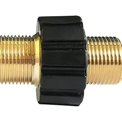Högtryckstvättar-/EA/ Snabbkoppling för slang, M22 x 1.5 Dubbel Hankontakt för högtryckstvätt Kompatibel med Kärcher HD & HDs högtryckstvätt (14 mm diameter)