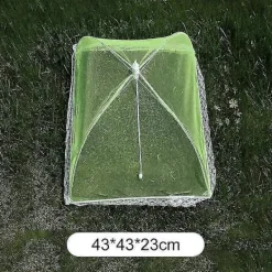 Skadedjur & Insekter-/EA/Vikbart Matnät Skydd Flugskydd Anti Mygga Pop-up Mat Skydd Paraply Måltid Grönsak Frukt Andningsbart Skydd Kökstillbehör 43x43cm grön