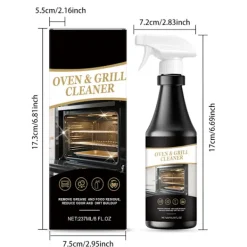 unbranded Rengöringsmedel-Effektiv grill- och ugnsrengöring för snabb och grundlig rengöring 237ml