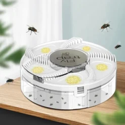 Skadedjur & Insekter-Elektrisk flugfälla, husfluga fälla, flygande insektsfälla, automatisk inomhus husfluga fälla, husfluga kontroll fångare insekt [HK]