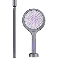 Skadedjur & Insekter-Elektrisk flugsmälla - 4000V elektrisk flugdödarracket - Elektrisk insektsdödare USB-uppladdningsbar stark LED - Flugdödare