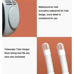 Torktumlare-Elektrisk klädtork, bärbar klädtork Multifunktionell kläd- och skotork Hushållsturism Artefakt