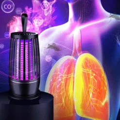 FMYSJ Skadedjur & Insekter-Elektrisk mygglampa för hushållsbruk Multifunktionell avvisande fälla för sommaren (FMY)