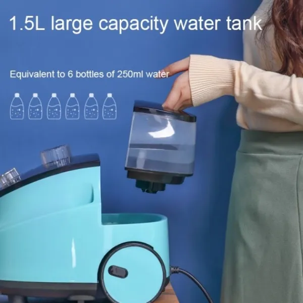 Hommy Ångtvättar-Elektrisk Plagg Steamer 10 Gears Justerbar Handhållen Platt Ånga Strykning Maskin