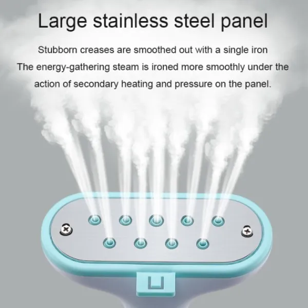 Hommy Ångtvättar-Elektrisk Plagg Steamer 10 Gears Justerbar Handhållen Platt Ånga Strykning Maskin