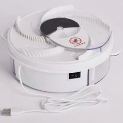 GIFT OF G Skadedjur & Insekter-Elektrisk roterande flugfångare för inomhusbruk för att fånga flugor med eget bete